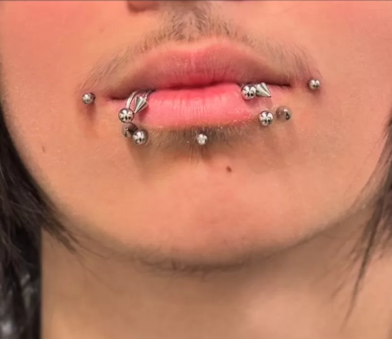 dahlia lip piercings