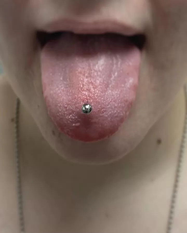 tongue piercing