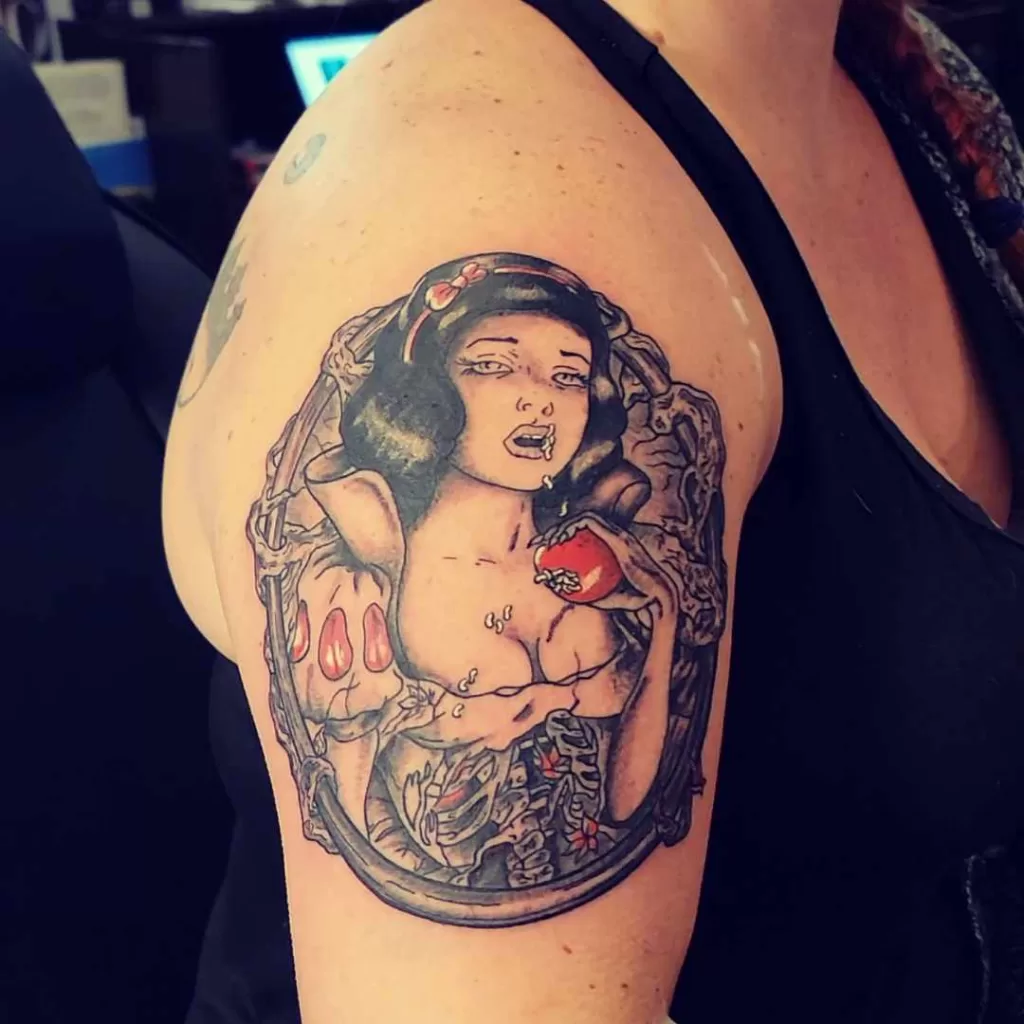deadly snow white tattoo